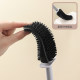 Light luxury style wall-mounted toilet brush new silicone brush