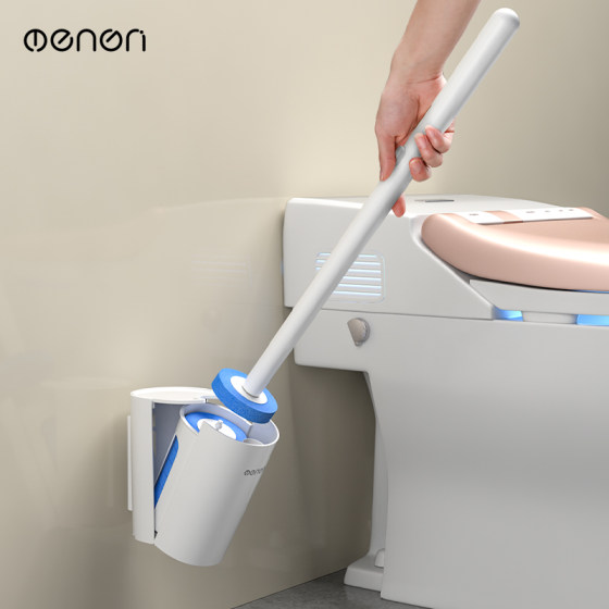 Disposable toilet brush household no dead corner toilet brush wall-mounted replacement head toilet cleaning artifact