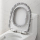 Soft plush toilet mat for all seasons, thickened and warm