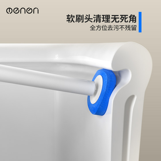 Disposable toilet brush household no dead corner toilet brush wall-mounted replacement head toilet cleaning artifact