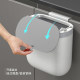 Wall-mounted trash can with lid, sealed and odor-proof design