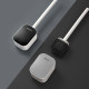Toilet brush, home punch-free toilet silicone brush, bathroom no dead corner wall-mounted long handle toilet cleaning artifact