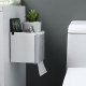 Toilet paper box bathroom tissue toilet paper storage rack toilet home punch-free creative waterproof paper roll