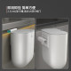 Wall-mounted trash can with lid, sealed and odor-proof design