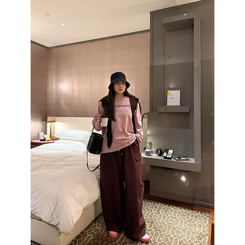 铅笔小鑫大码女装 复古街头 大口袋 工装直筒裤显瘦裤子,淘宝优惠券,粉丝福利购,淘宝优惠卷