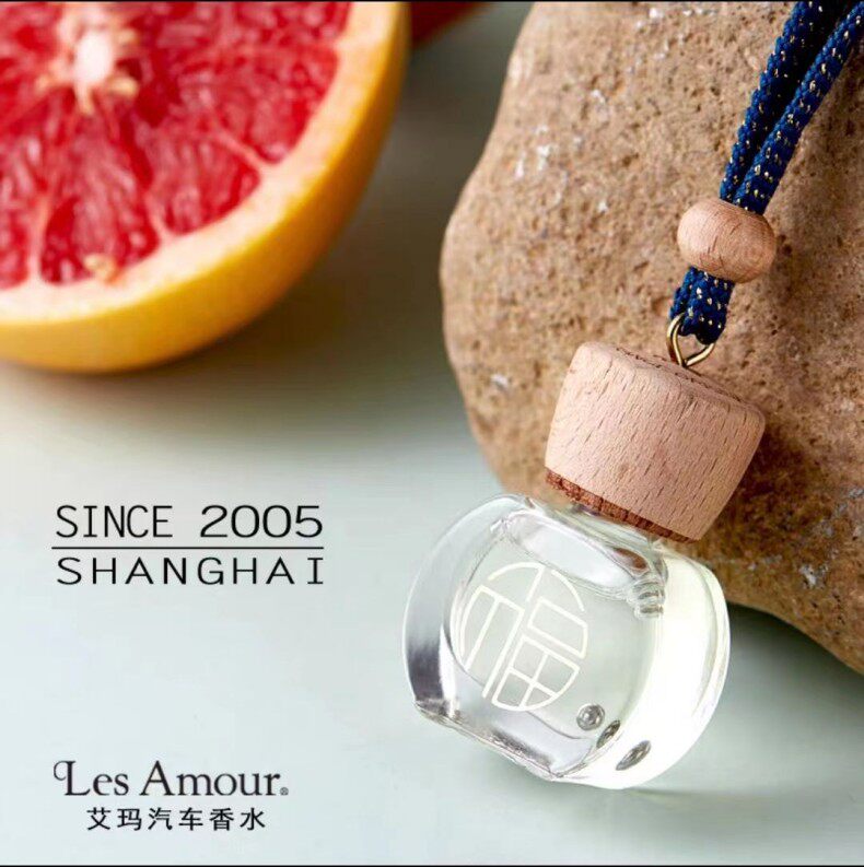 艾玛进口天然植物车载挂件车内香薰 启韵车品汽车香水香薰