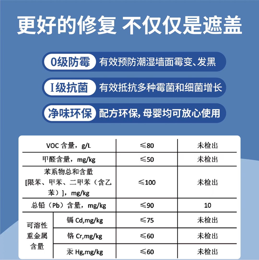 立邦净味补墙漆家用白色修复膏自刷涂料墙面去污神器遮盖涂鸦 - 图2