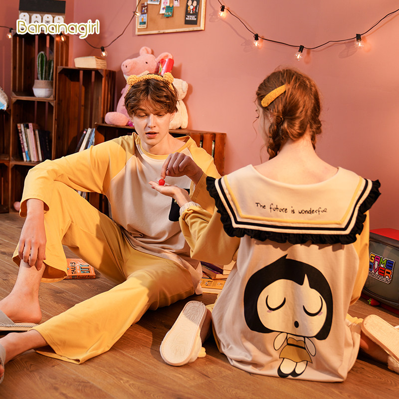 bananagirl春秋睡裙卡通学院连衣裙 bananagirl睡裙