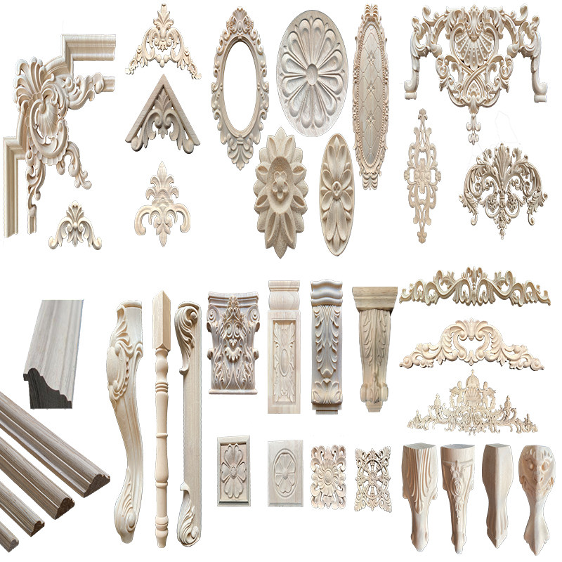 东阳木雕实木雕花订做角花木贴花圆盘方块木线条扣线仿古图案定制,淘宝优惠券,粉丝福利购,淘宝优惠卷