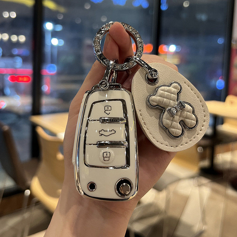 奇瑞钥匙套QQ冰淇淋艾瑞泽5/GX瑞虎3/3X5X小蚂蚁车壳高档扣包男女,淘宝优惠券,粉丝福利购,淘宝优惠卷