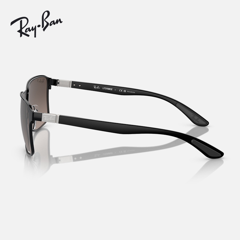 RayBan雷朋太阳镜方形框男士女款眼镜偏光时尚防晒墨镜0RB3721CH - 图1