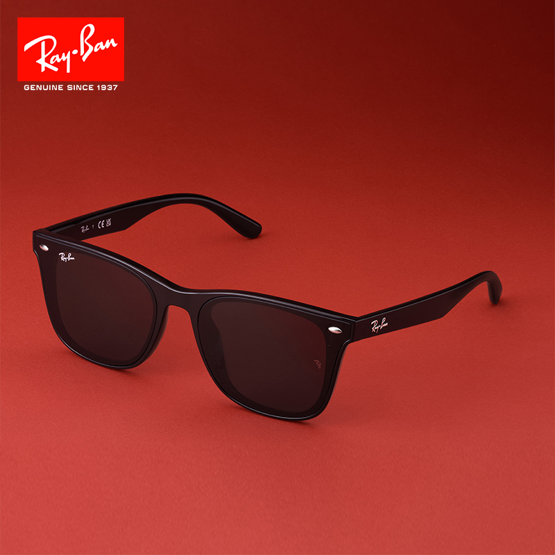 RayBan雷朋太阳镜时尚户外开车眼镜方形时尚男女同款墨镜0RB4391D - 图0