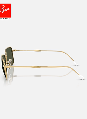 RayBan雷朋长方形复古金属窄框太阳男女款眼镜潮酷0RB3746可定制
