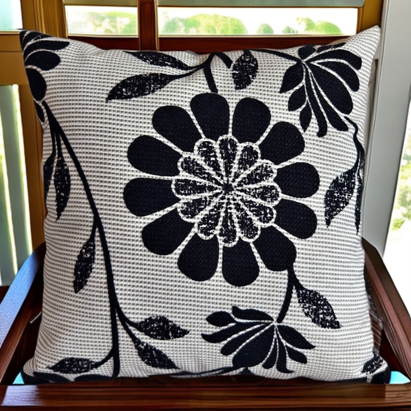 雪尼尔抱枕套不含芯沙发绒布腰靠靠枕客厅正方形靠背大号加厚定制 - 图1