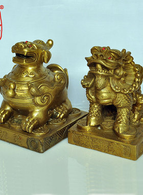 祥安阁铜貔貅摆件(中号)家居办公室摆设