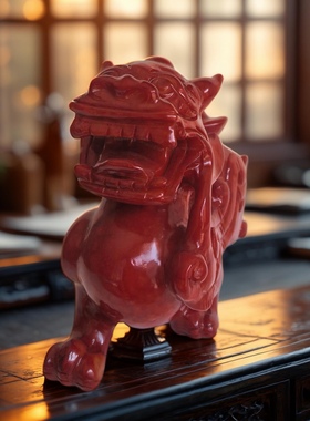 天然玉石貔貅摆件岫玉貔貅玄关摆设店铺开业礼品客厅公母一对皮丘