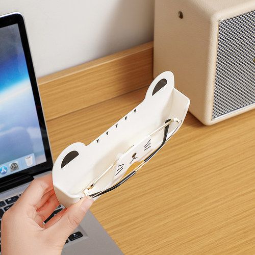 壁挂眼镜收纳架床头防压免打孔墙上墨镜陈列近视眼镜框展示置物架 - 图0