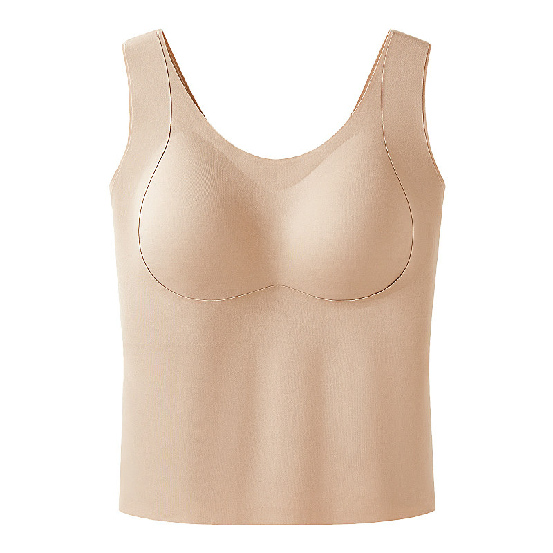 千奈美大码大胸吊带背心女带胸垫显瘦美背内衣内搭胖mm可外穿上衣,淘宝优惠券,粉丝福利购,淘宝优惠卷