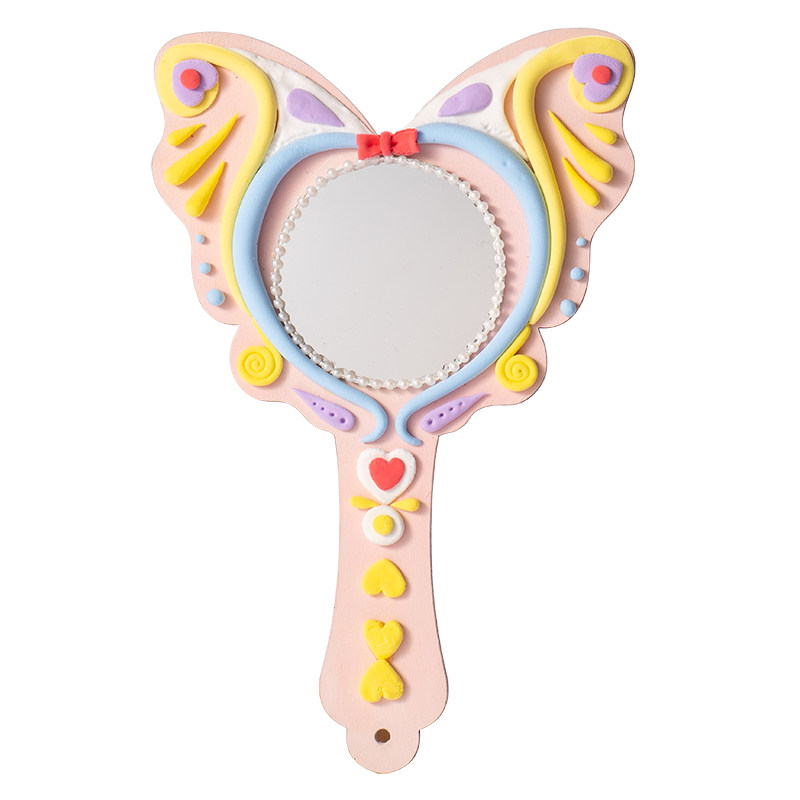 三八38妇女节礼物手工diy黏土魔法镜子儿童制作材料包幼儿园创意