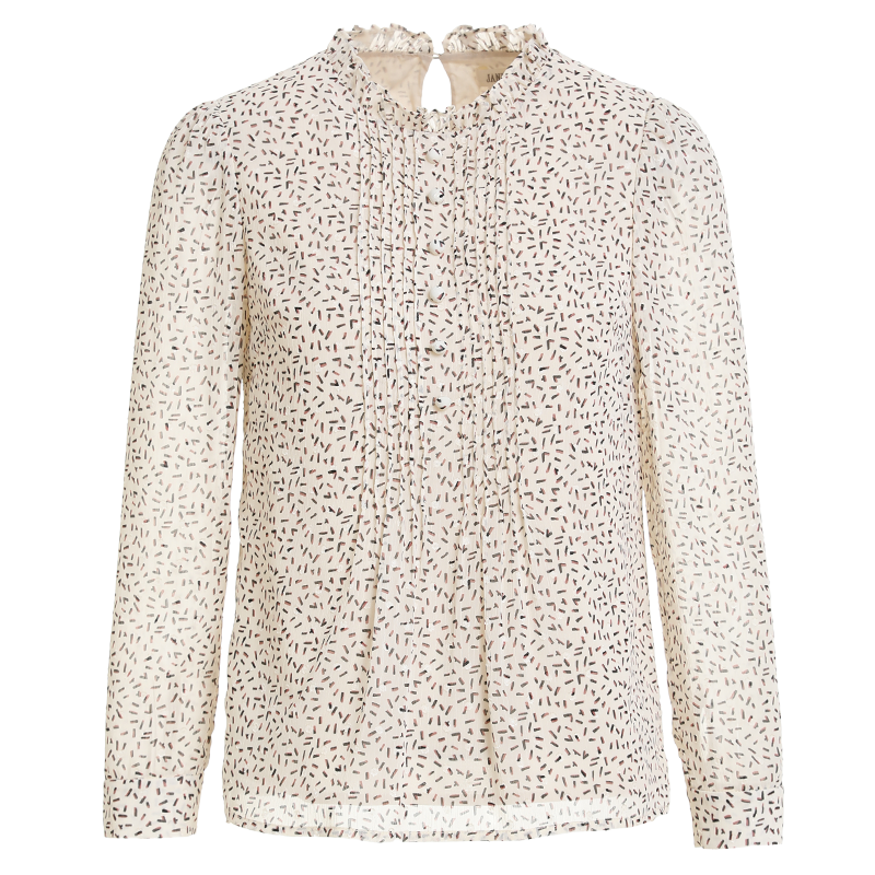 经典故事黑色圆领女春装2022年衬衫 经典故事衬衫