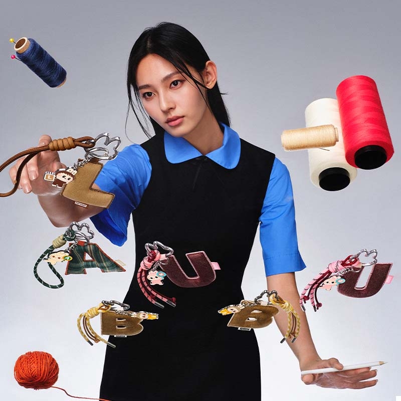 POPMART LABUBU 拉布布心底密码字母挂件盲盒钥匙扣包挂 - 图2