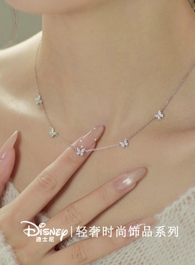 圣诞礼物送女朋友迪士尼纯银项链