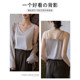 Ice silk suspender vest women's imitation silk sleeveless top