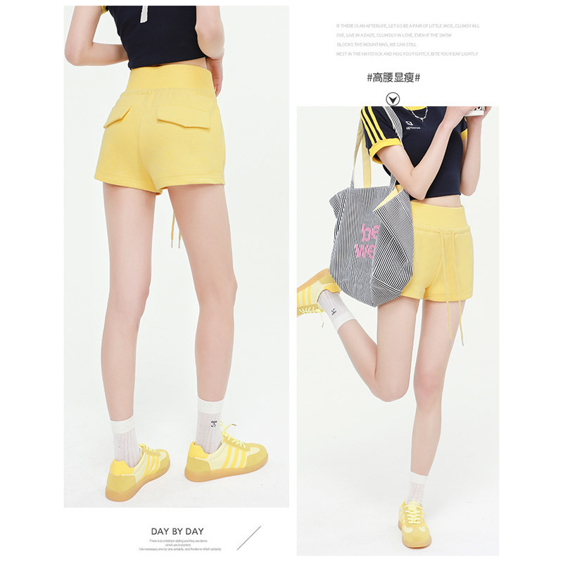 美式辣妹运动短裤女夏季薄2025新款高腰热裤a版显瘦休闲阔腿卫裤,淘宝优惠券,粉丝福利购,淘宝优惠卷