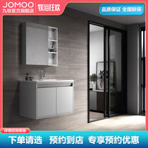 (Home Loading-Store congeniers) Nine Shepherd Modern Contained Wash Face Mirror Cabinet Ceramic Basin JAG210 Series