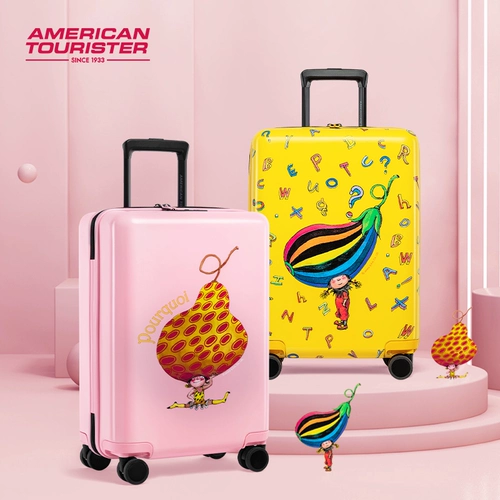 Сумка, универсальный чемодан на колесиках, семейный стиль