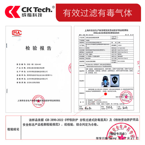 防毒面具防甲醛喷漆专用全面罩呼吸防护面罩打农药化工有毒气体 - 图2