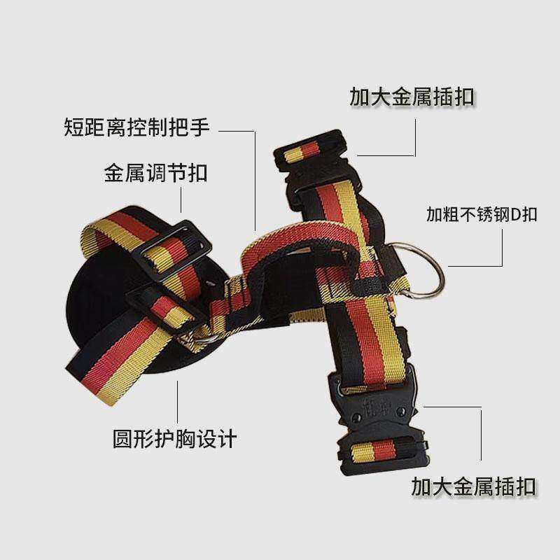 狗狗胸背带大型犬训狗扑咬胸背马犬德牧拉布拉多防爆冲遛狗绳背心,淘宝优惠券,粉丝福利购,淘宝优惠卷