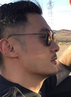 余文乐同款偏光太阳镜男