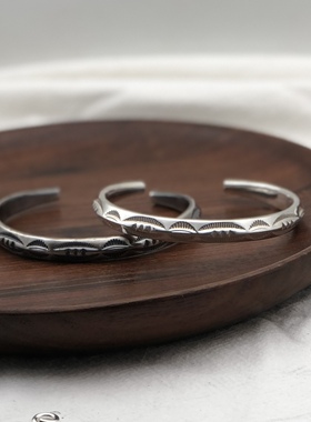 风切羽手链925纯银日系情侣