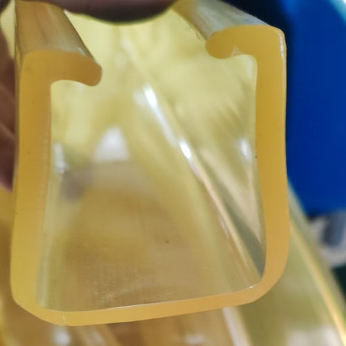 聚氨酯全包槽优力胶护套耐磨管套U型槽弹性方管凹型槽聚氨酯U型槽 - 图3
