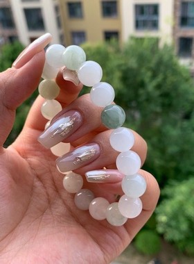 女天山翠国风清新手链