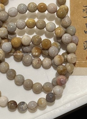 女生珊瑚玉INS风纯天然手串