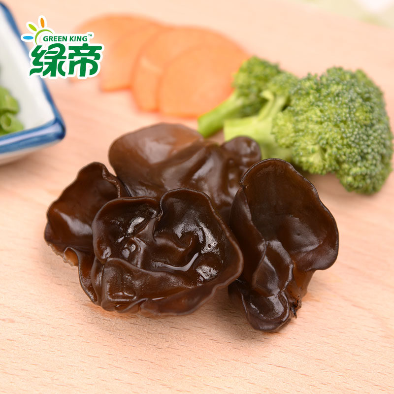 绿帝细138g东北野生无根秋木耳 津涎洪食品黑木耳