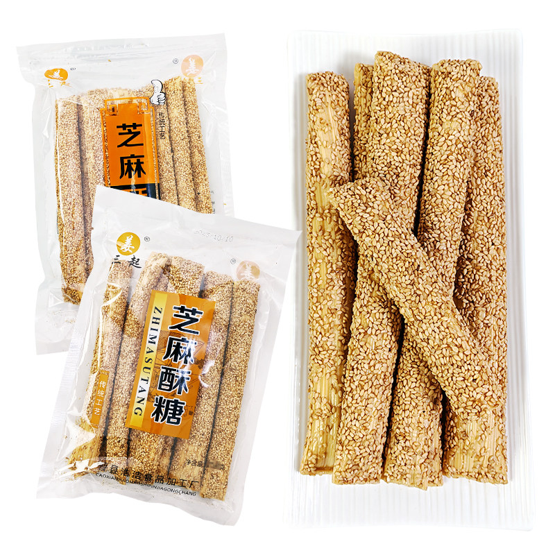 姜三起芝麻酥糖灶糖休闲零食年货小吃香酥下酒菜老式手工香脆美味,淘宝优惠券,粉丝福利购,淘宝优惠卷