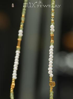 应夙S925银淡水珍珠锁骨链