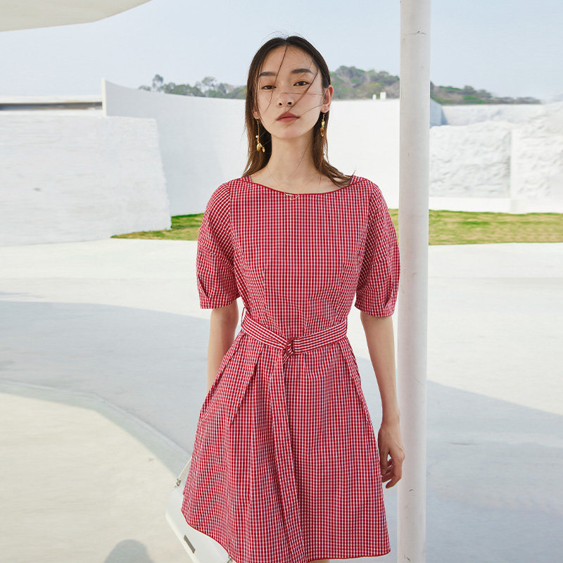 水云间2022夏季新款设计感连衣裙 sedate连衣裙