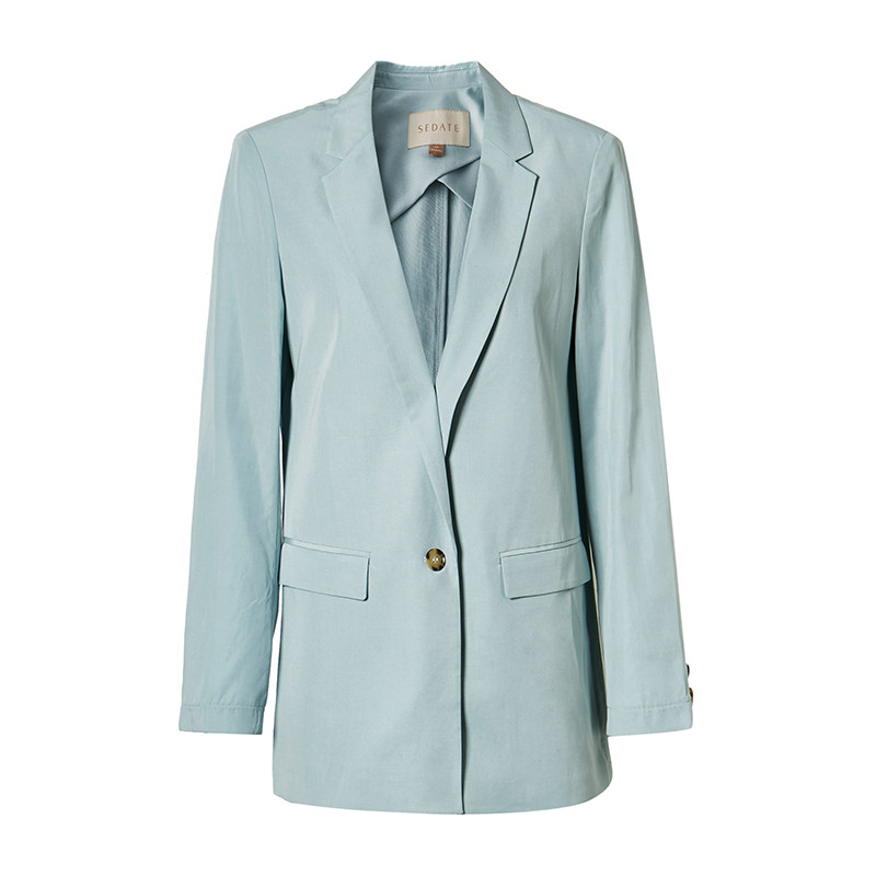 水云间一粒扣西装外套2020纯色 sedate西装
