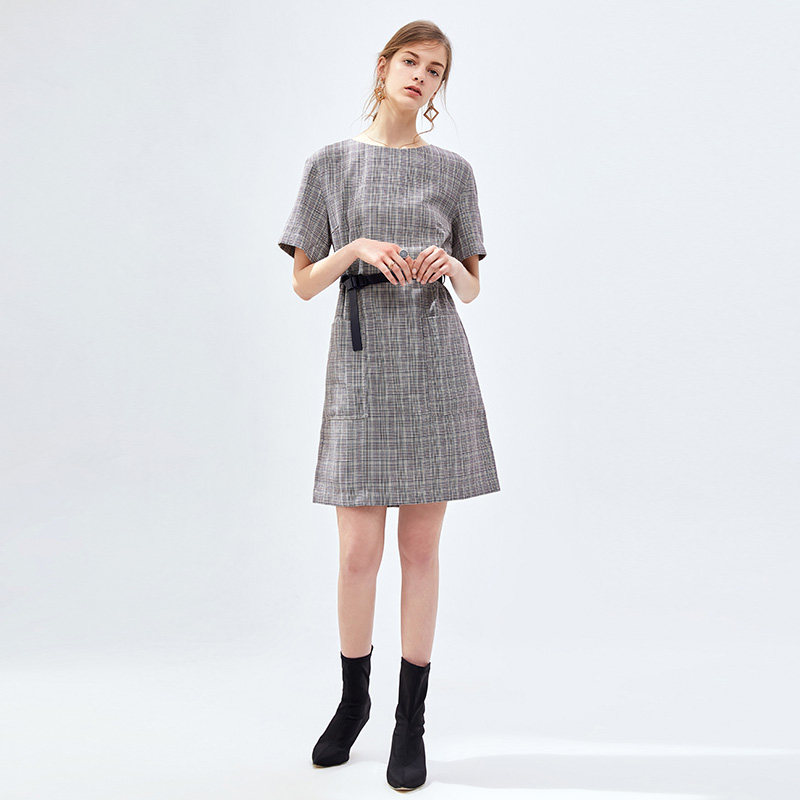 水云间秋季新款气质复古淑女裙子 sedate连衣裙