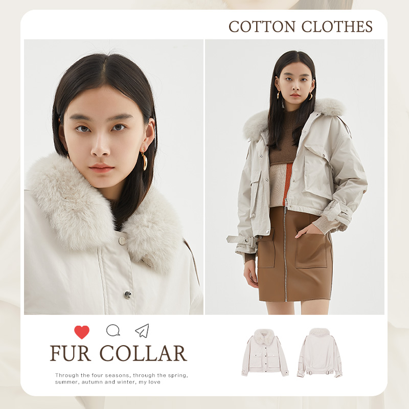 水云间女装2021秋冬新款派克服短款 sedate派克服