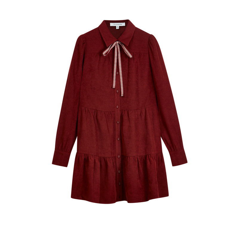 【商场同款】水云间气质衬衫领连衣裙 sedate连衣裙