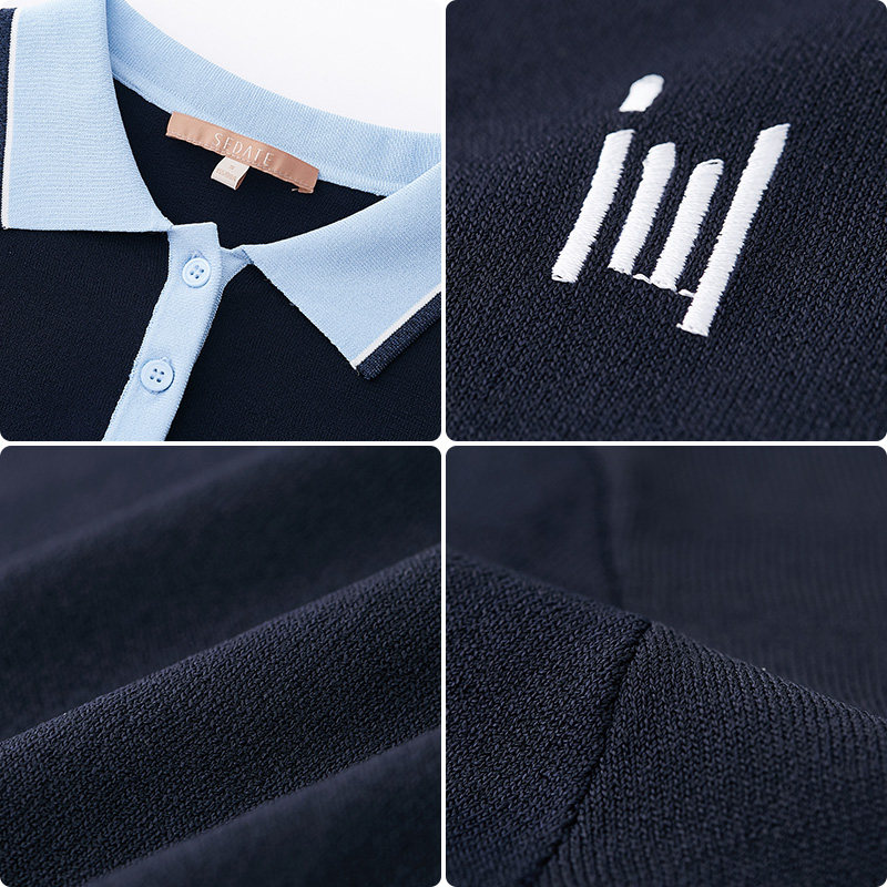 水云间polo领针织衫2020夏季t恤 sedateT恤