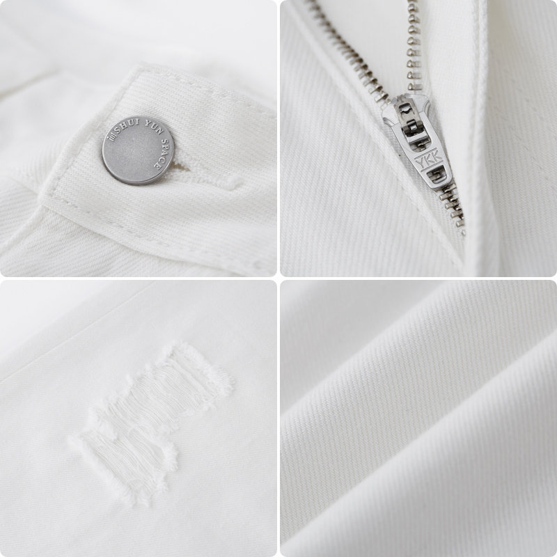 水云间阔腿秋季2022新款潮流牛仔裤 sedate牛仔裤