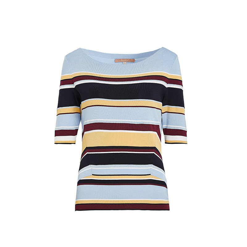 【商场同款】水云间低圆领夏季针织衫 sedate毛针织衫