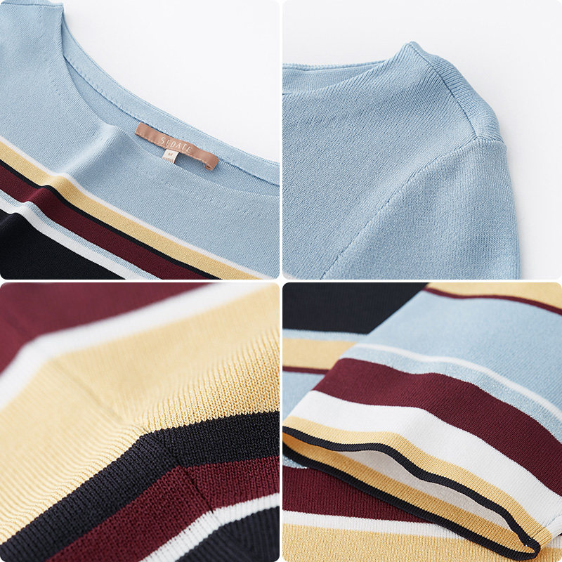 【商场同款】水云间低圆领夏季针织衫 sedate毛针织衫