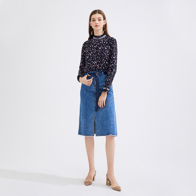 【商场同款】水云间半高领2020衬衫 sedate衬衫